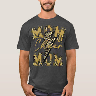 Cheer Mama Blitzschlag Cheer Leopard Gold T-Shirt