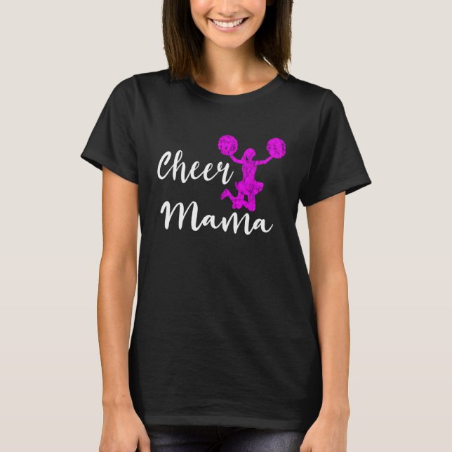 Cheer Mama Cheerleading Mother Cheering Cheerleade T-Shirt (Vorderseite)