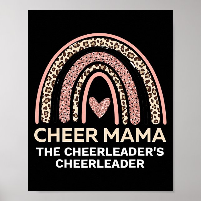 Cheer Mama CheerMom Cheerleader Mama Poster (Vorne)