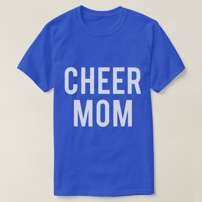 Cheer Mama Niedlicher Slogan gedruckt T-Shirt (Design vorne)