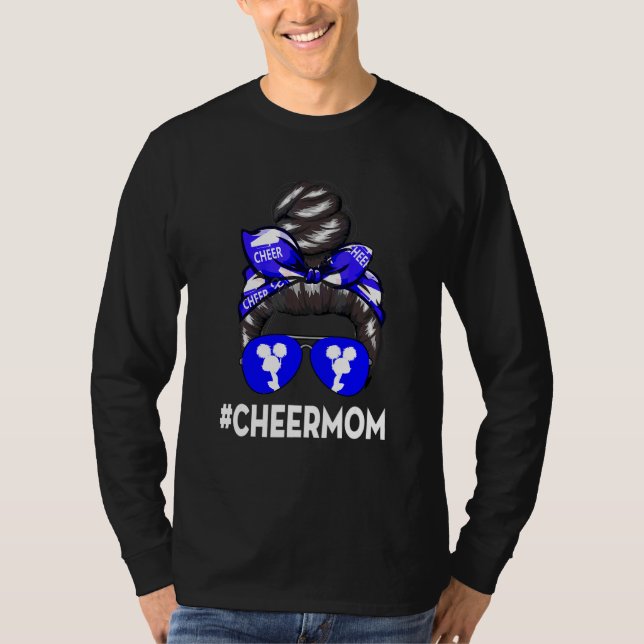Cheer Mama Parents Cheerleading Mama Messy B T-Shirt (Vorderseite)
