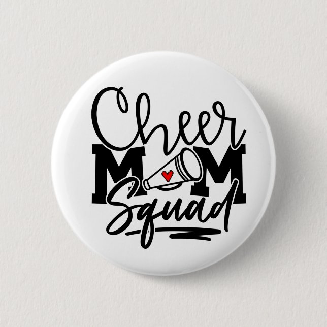 Cheer Mama Squad Button (Vorderseite)