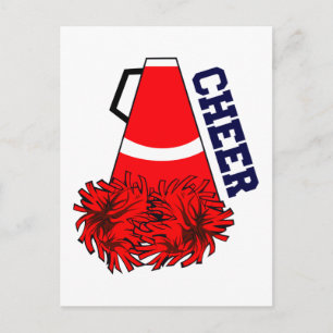 Cheer Megaphone Postkarte
