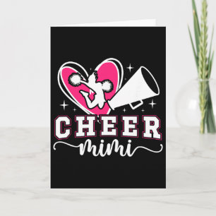 Cheer Mimi Oma Mimi von einer Cheerleaderin Mimi Karte