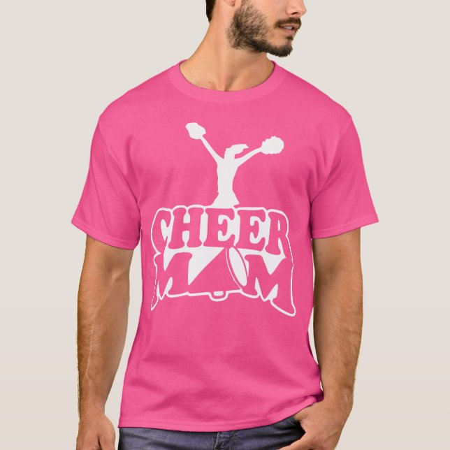 Cheer Mom Cheerleading Mother For Women T-Shirt (Vorderseite)