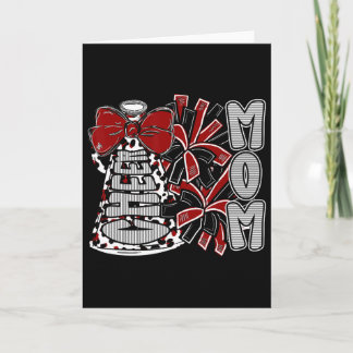 Cheer Mom Coquette Bow Footll Season Game Day Chee Karte