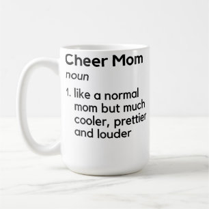 Cheer Mom Definition Cheerleading Weiß Kaffeetasse