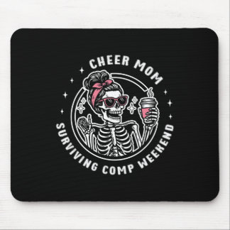 Cheer Mom Surviving Comp Weekend Cheerleading Moth Mousepad