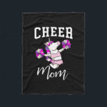 Cheer Mom Unicorn Cheerleader Cheerleading Fleecedecke<br><div class="desc">Cheer Mom Unicorn Cheerleader Cheerleading Mother's Day Gift. Perfect gift for your dad,  mom,  papa,  men,  women,  friend and family members on Thanksgiving Day,  Christmas Day,  Mothers Day,  Fathers Day,  4th of July,  1776 Independent day,  Veterans Day,  Halloween Day,  Patrick's Day</div>