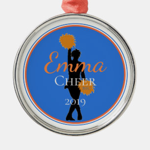 Cheer Ornament Cheerleader-Emma Cheer Aus Metall