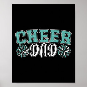 Cheer Papa Mein Lieblings-Cheerleader nennt mich P Poster