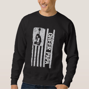 Cheer Papa von Cheerleader Papa US Flag Cheerlead Sweatshirt