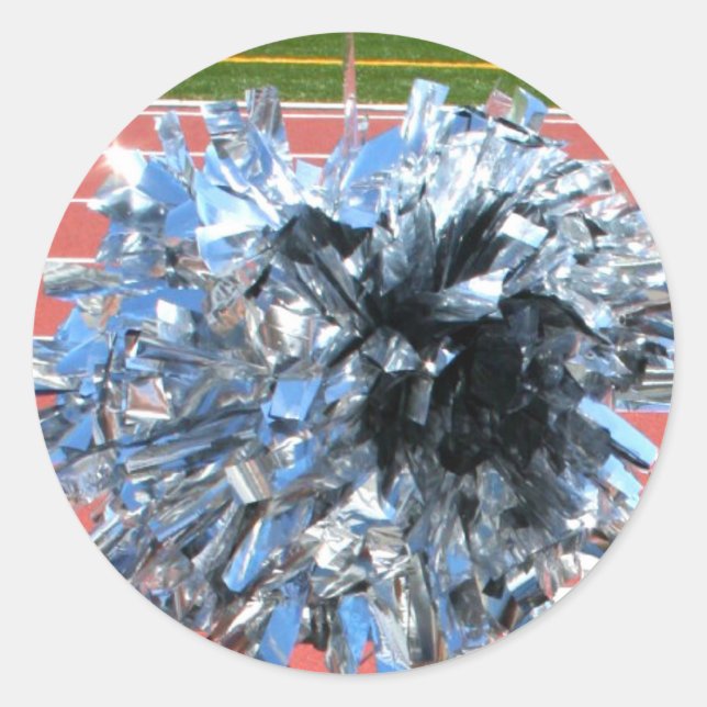 Cheer Pom Pom Aufkleber (Vorderseite)