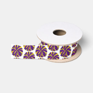 Cheer Pom Pom Satin Ribbon Satinband