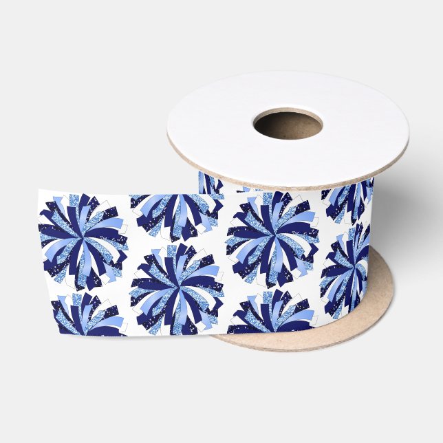 Cheer Pom Pom Satin Ribbon Satinband (Spule)