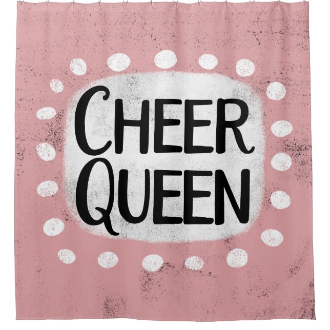 Cheer Queen Duwer Vorhang (Vorderseite)