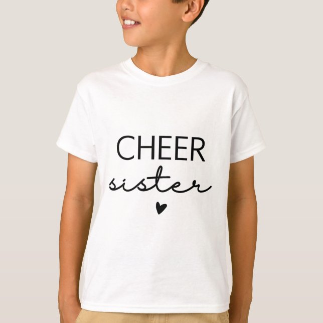 Cheer-Schwester Cheerleading _2  T-Shirt (Vorderseite)