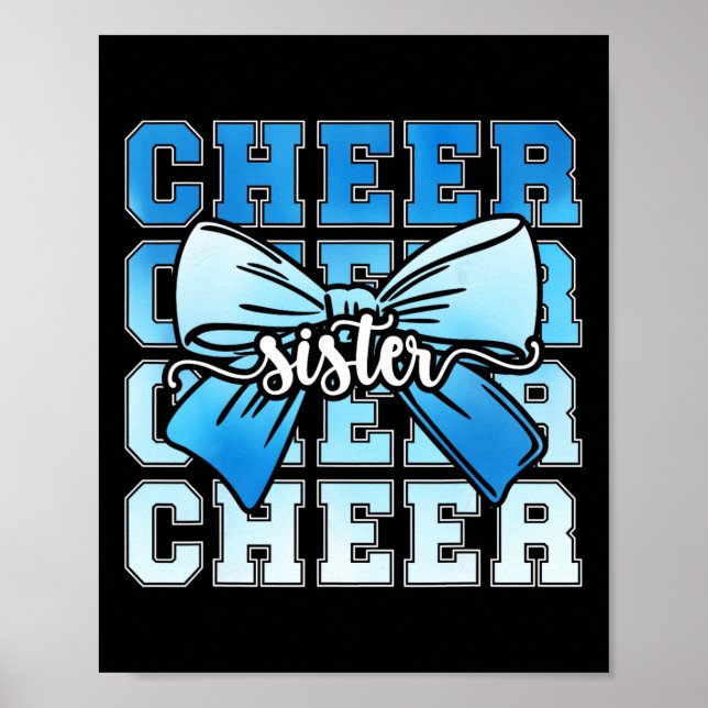 Cheer-Schwester Kokette Schwester einer Cheerleade Poster (Vorne)