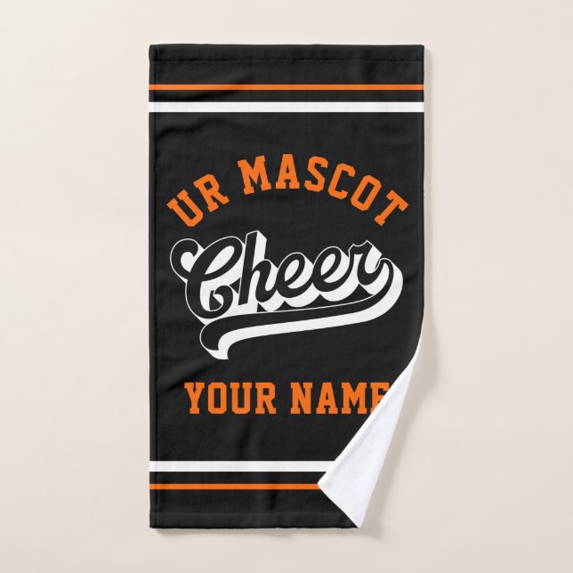Cheer Script, Custom Name, Cheer Team Personalized Handtuch (Handtuch)