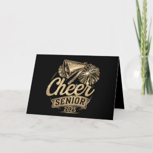 Cheer Senior 2025 Cheerleader Abschlussjahrgang Vo Dankeskarte