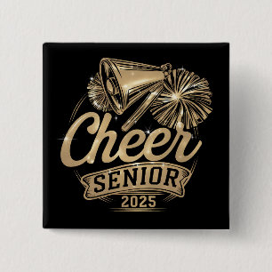 Cheer Senior 2025 Cheerleader Absolventenklasse Vo Button