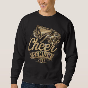 Cheer Senior 2025 Cheerleader Absolventenklasse Vo Sweatshirt