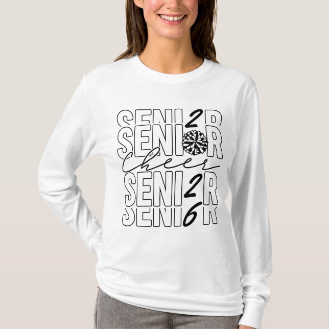 Cheer Senior 2026 Women LS T-Shirt (Vorderseite)