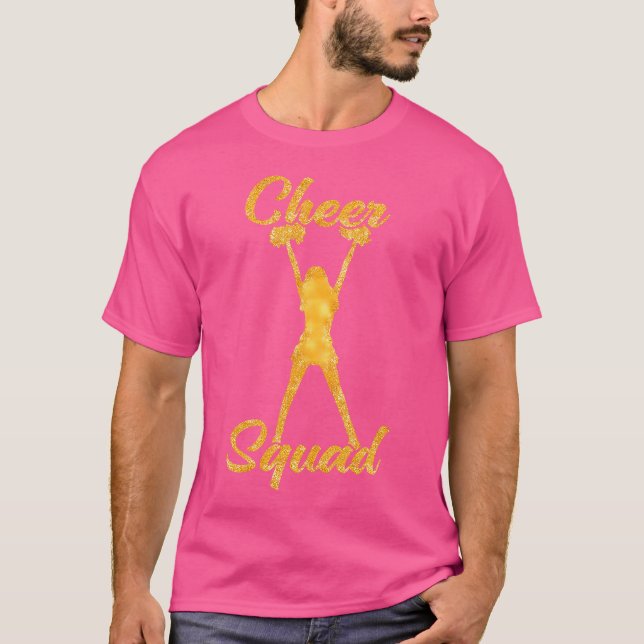 Cheer Squad Cute Cheerleading Girl T-Shirt (Vorderseite)