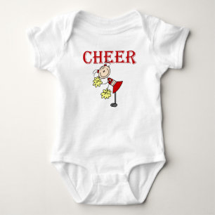 CHEER Stäbchen Figur Cheerleader T-Shirts und Gesc