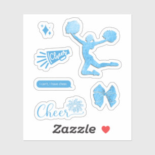 Cheer Sticker Pack, Cheerleader