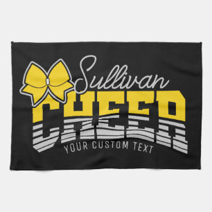 Cheer Team NAME HINZUFÜGEN School Athlet Cheerlead Geschirrtuch
