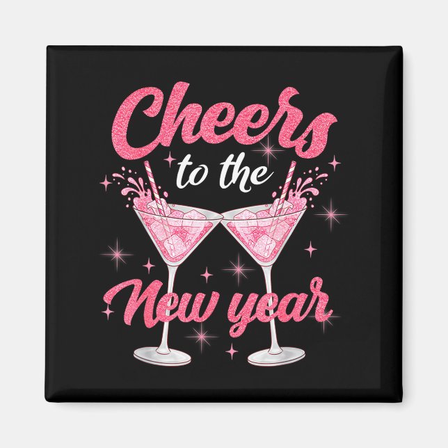 Cheer To The New Year Happy New Year 2026 Countdow Magnet (Vorne)