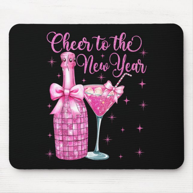 Cheer To The New Year Happy New Year 2026 Party  Mousepad (Vorne)