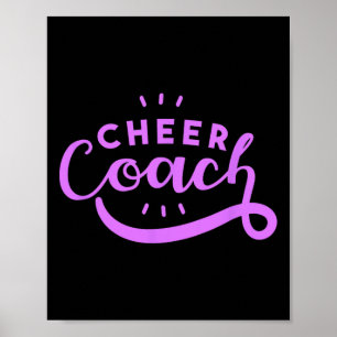 Cheer-Trainer - Lustiger Cheerleading-Trainer Poster
