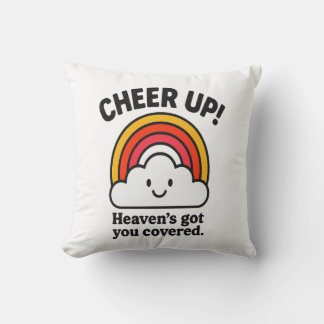 Cheer Up – Heaven’s Got You Covered Rainbow Faith  Kissen