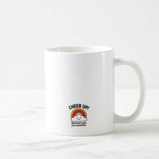 Cheer Up Rainbow Cloud Motivational  Coffee Mug    Kaffeetasse