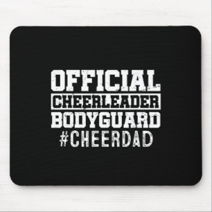 Cheer Vater Funny Papa Offiziell Cheerleader Bodyg Mousepad