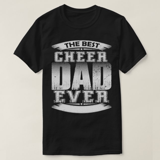 Cheer Vater Proud Cheerleader Best Cheer Vater je T-Shirt (Design vorne)