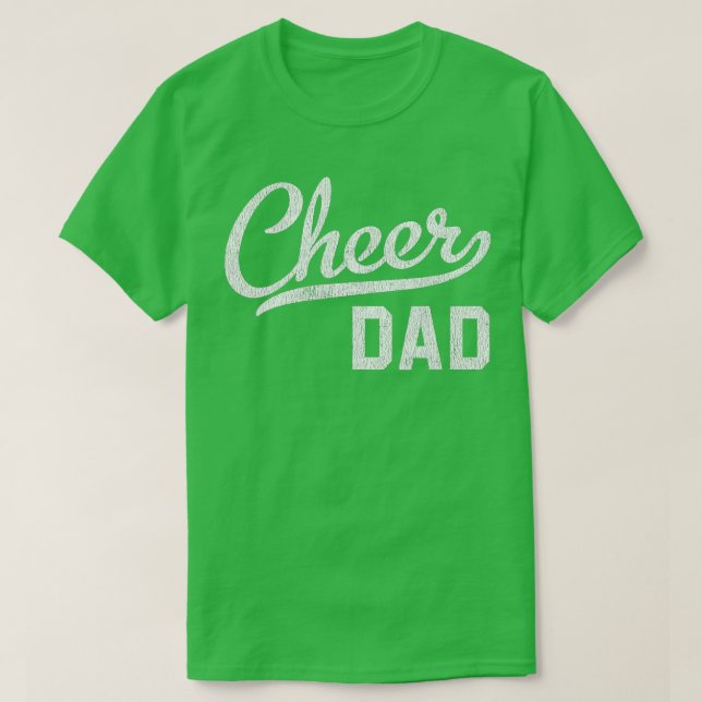 Cheer Vater Proud Cheerleader Vater Gift T-Shirt (Design vorne)