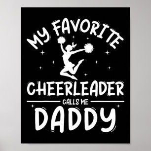 Cheer Vater Shirt Pride Vathers Day Männer Poster