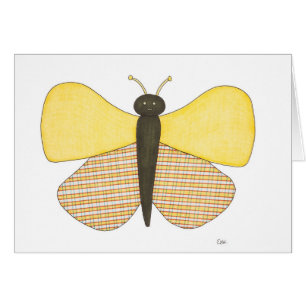 Cheerful Butterfly Notecard