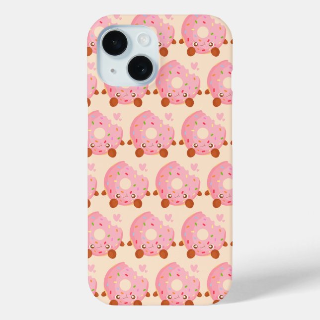 Cheerful Donut With Sprinkles Case-Mate iPhone Hülle (Rückseite)
