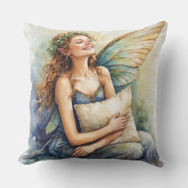 Cheerful Dream Fairy with Pillow Kissen