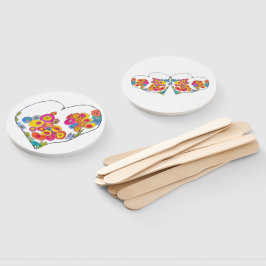 Cheerful Heart by Lydia's Art Sangria Fächer