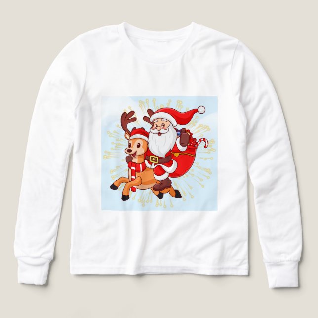 Cheerful Santa Claus Perfect Christmas G (Design Vorderseite)