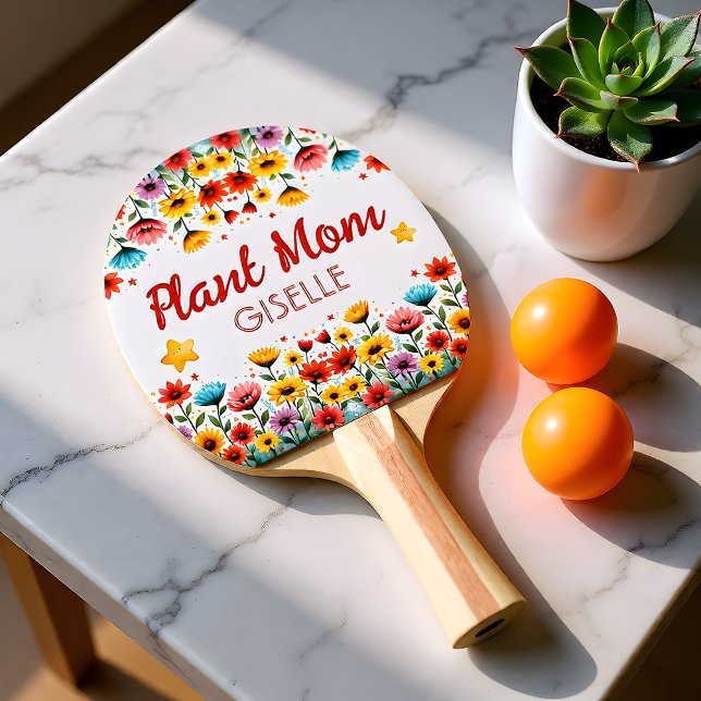 Cheerful Spring Garden Mom Ping Pong Paddle Tischtennis Schläger (Von Creator hochgeladen)