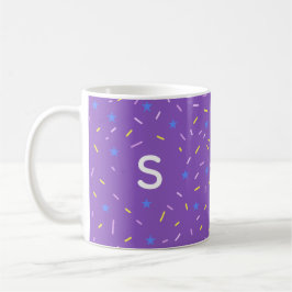 Cheerful Sprinkle Initial Mug Kaffeetasse