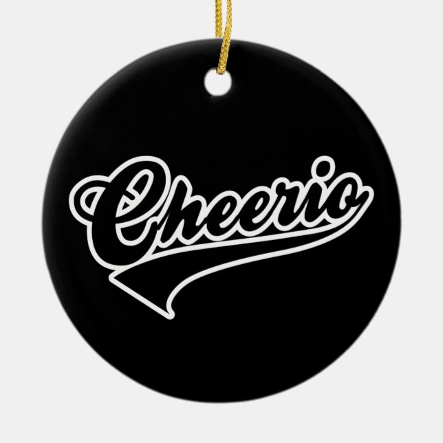 Cheerio Keramik Ornament (Vorne)