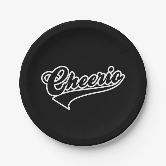 Cheerio Pappteller (Vorderseite)