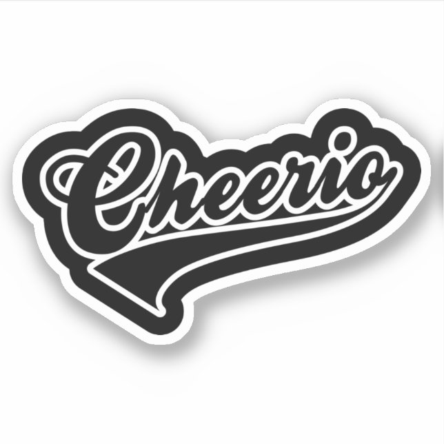 Cheerio Sticker (Vorderseite)